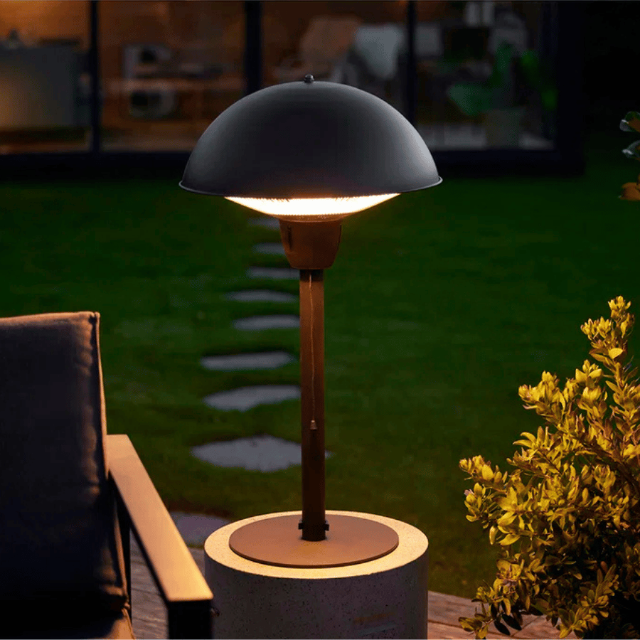 

Terrassevarmer til bord 1500 watt Sort